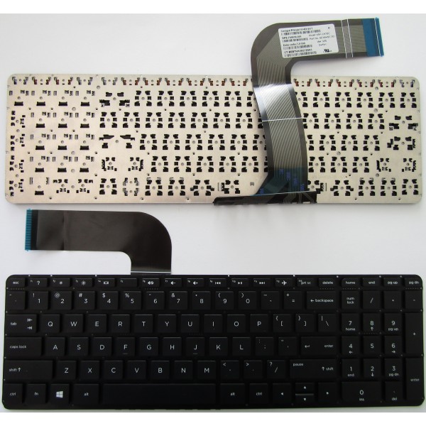 Клавиатура за HP Pavilion 15-P 17-F Envy 15-K 15-V 17-K M7-K Черна без рамка US