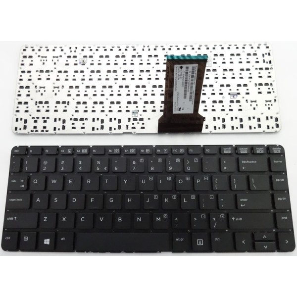 Клавиатура за HP Probook 430 G1 Черна без рамка US за Win8