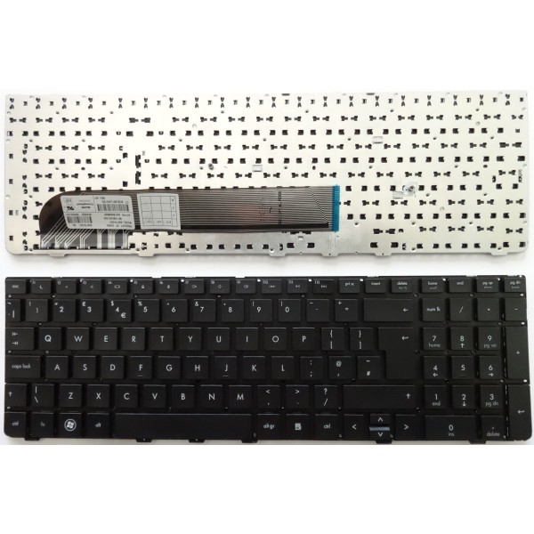 Клавиатура за HP Probook 4530S 4535S 4730S Черна без рамка Голям Ентър UK