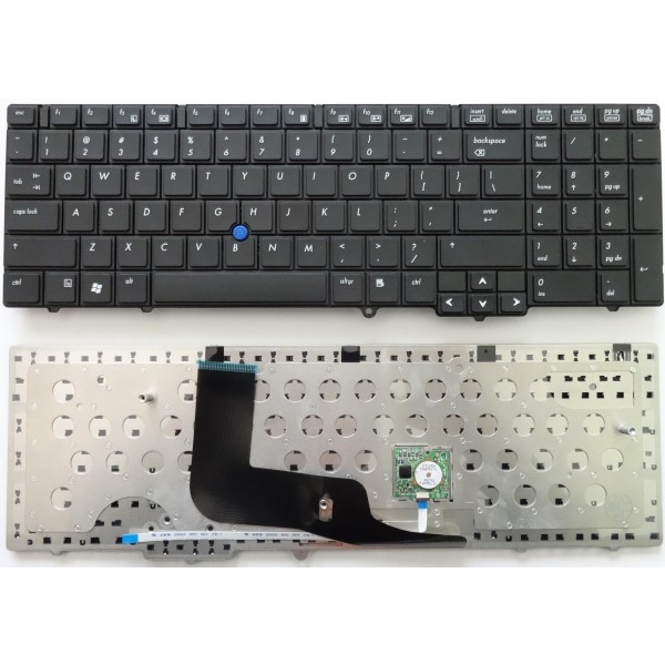 Клавиатура за HP Probook 6540B 6545B 6550B Черна с поинт стик Version 2 
