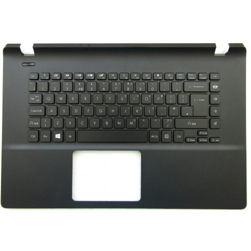 Клавиатура за Packard Bell EasyNote TF71BM Черна с Черен Palmrest UK Голям Ентър