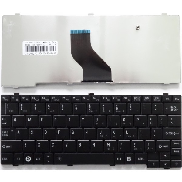 Клавиатура за Toshiba Portege T110 T115 Satellite Pro T110 Satellite Mini NB200 NB205 NB255 NB300 NB305 Черна US