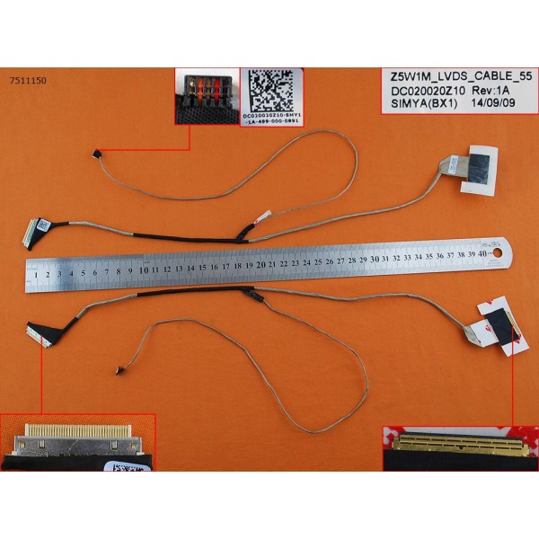 LCD кабел за Acer Aspire E15 ES1-511 Gateway NE511 - DC020020Z10