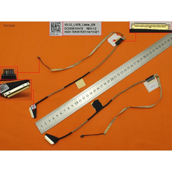 LCD кабел за Acer Aspire E1-510 E1-510P E1-530 E1-530G E1-532 eDP - DC02001OH10