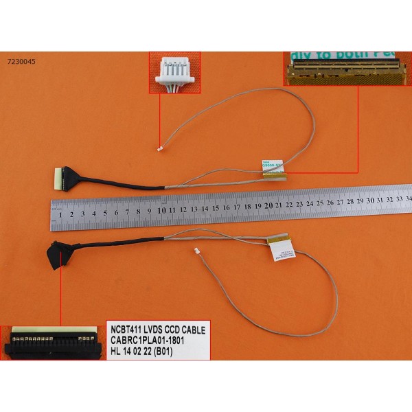 LCD кабел за CABRC1PLA01-1801 - NCBT411 LVDS CCD CABLE