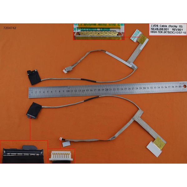 LCD кабел за HP 4540s 4570s 4730s (For ultra-thin screen version 2) - 50.4SJ06.001