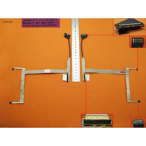 LCD кабел за HP Pavilion DM4-3000 - 50.4QC17.001