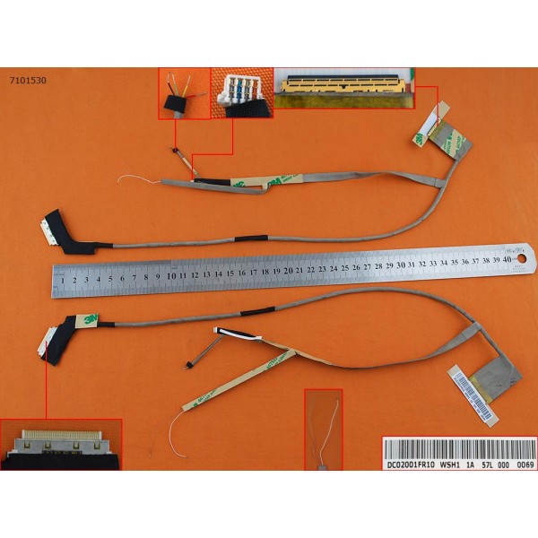 LCD кабел за Lenovo ThinkPad Edge E530 E535 - DC02001FR10