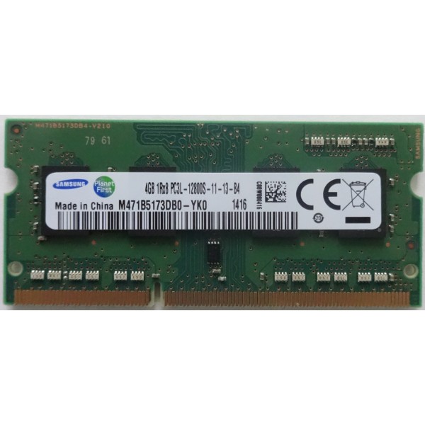 Рам памет 4GB DDR3 Samsung M471B5173DB0-YK0 PC3L-12800S 1.35v