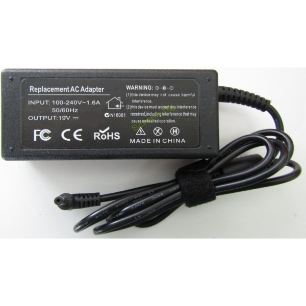 Зарядно Устройство за Asus X551 X553 Eee PC F201E F210E VivoBook S200E X201E X202E 19V 2.37A Букса - 4.0x1.35 10mm 45W - Заместител