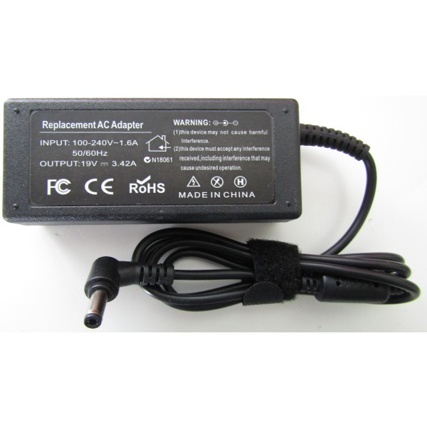 Зарядно Устройство за Asus 19V 3.42A Букса - 5.5x2.5mm 65W - Заместител