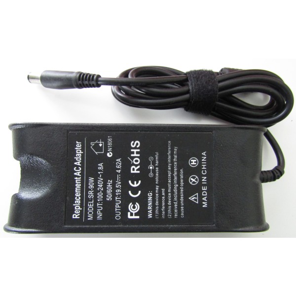 Зарядно Устройство за Dell 19.5V 4.62A Букса - 7.5x0.7x5.0mm 90W - Заместител