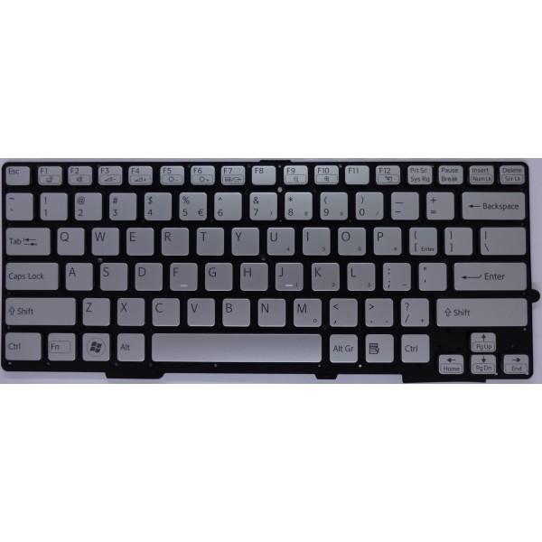 Клавиатура за Sony Vaio SVE13 Сива за моделите с подсветка