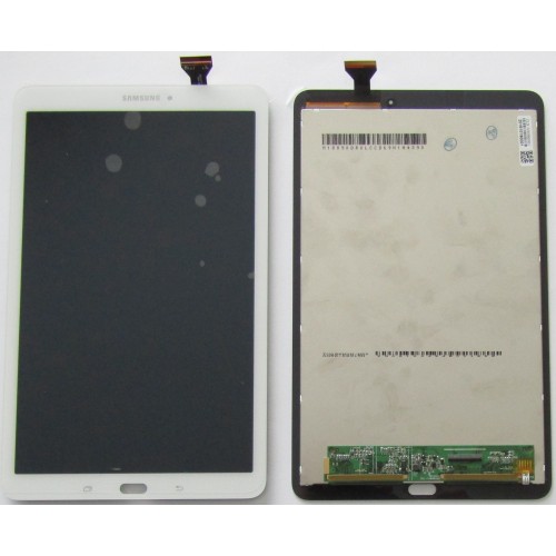 Тъч скрийн за таблет с LCD Дисплей / Assembly за Samsung SM-T561 Galaxy Tab E | 9.6" - Бял