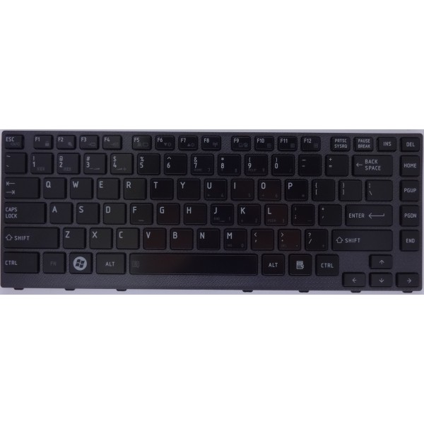 Клавиатура Toshiba Satellite M640 M645 GRAY FRAME GLOSSY