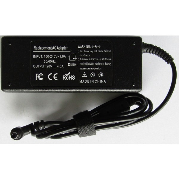 Зарядно Устройство за Fujitsu Lenovo 20v 4.5a Букса 5.5 2.5mm 90w - Заместител