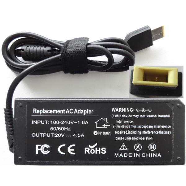 Зарядно Устройство за Lenovo 20V 4.5A 90W USB конектор - Заместител
